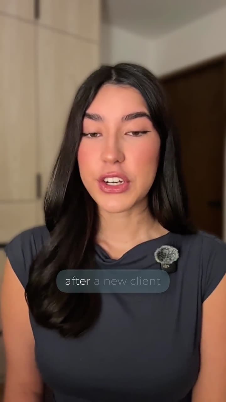 Watch what happens when a client signs up